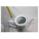 Vintage Porcelain Tea Set with Floral Design