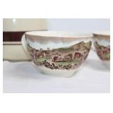 Johnson Bros. Historic America Pitcher and Cups Set