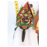 Pair of Vintage Wooden Clock Pendulum Wall Decorations Owl and Cuckoo House Design