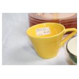 Assorted Harlequin and Floral Teacups with Saucers and Plates