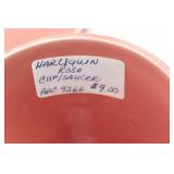 Assorted Harlequin and Floral Teacups with Saucers and Plates