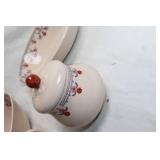 Set of 4 Johnson Bros. Danube Pattern Ceramic Tableware Pieces