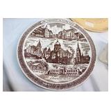 Collection of 7 Vintage Johnson Bros and Americana Plates and Tableware