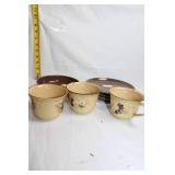 Collection of Red Wing Pottery Dinnerware and Bear Figurines