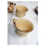 Collection of Red Wing Pottery Dinnerware and Bear Figurines