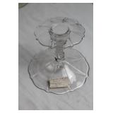 Collection of 4 Cambridge Glass Candle Holders