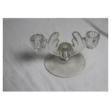 Collection of 4 Cambridge Glass Candle Holders