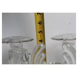 Collection of 4 Cambridge Glass Candle Holders