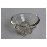 Vintage Cambridge Square Crystal Candle Holder Set
