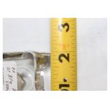 Vintage Cambridge Square Crystal Candle Holder Set