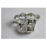 Set of 3 Heisey Crystolite Single Lite Candleholders