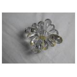 Set of 3 Heisey Crystolite Single Lite Candleholders