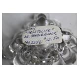 Set of 3 Heisey Crystolite Single Lite Candleholders