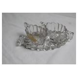Set of Vintage Glass Serving Dishes