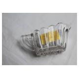 Set of Vintage Glass Serving Dishes