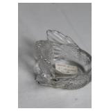 Set of 3 Cambridge Crystal Swan Figurines