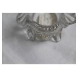 Set of 3 Cambridge Crystal Swan Figurines