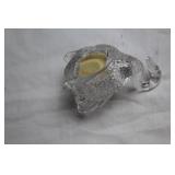 Set of 3 Cambridge Crystal Swan Figurines