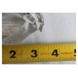 Set of 3 Cambridge Crystal Swan Figurines