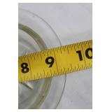 Set of 4 Vintage Glass Serving Plates