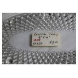 Set of 4 Vintage Glass Serving Plates