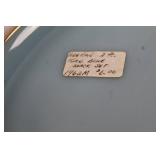 Set of Vintage Blue Floral Porcelain and Glassware Collection