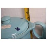 Set of Vintage Blue Floral Porcelain and Glassware Collection