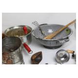 Vintage Kitchen Utensil Collection with The Spice Islands Cook Book