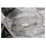 Collection of Etched Crystal Glassware Including Bowls and Cups