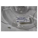 Collection of Etched Crystal Glassware Including Bowls and Cups