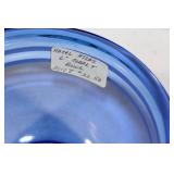 Assorted Collection of Blue Glass and Ceramic Items