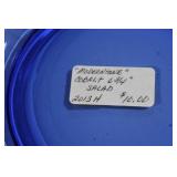 Assorted Collection of Blue Glass and Ceramic Items