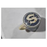 Assorted Collection of Blue Glass and Ceramic Items