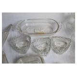 Collection of Vintage Glassware and Crystal Pieces