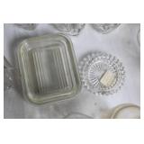 Collection of Vintage Glassware and Crystal Pieces