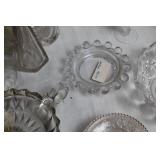 Collection of Vintage Glassware and Crystal Pieces