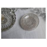 Collection of Vintage Glassware and Crystal Pieces