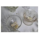 Collection of Vintage Glassware and Crystal Pieces