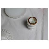 Collection of Milk Glass Decorative Pieces and Vases