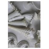 Collection of Milk Glass Decorative Pieces and Vases