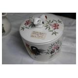 Collection of Vintage Teapots, Cups, and Serving Dishes