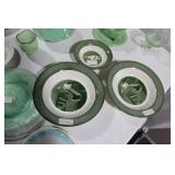 Collection of 13 Vintage and Depression Glassware Pieces