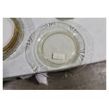 Set of Assorted Amber-Colored Glassware