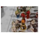 Assorted Vintage Ceramic Figurines and Decorative Plates Collection