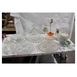 Vintage Glassware Collection - Includes Waterford and Hocking Pieces