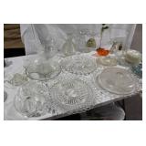 Vintage Glassware Collection - Includes Waterford and Hocking Pieces
