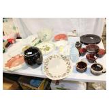 Collection of Vintage Ceramic and Glassware Items