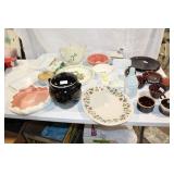 Collection of Vintage Ceramic and Glassware Items