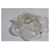 Vintage Glassware Collection Including 3-Tiered Serving Tray and Platters