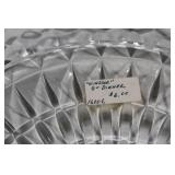 Vintage Glassware Collection Including 3-Tiered Serving Tray and Platters